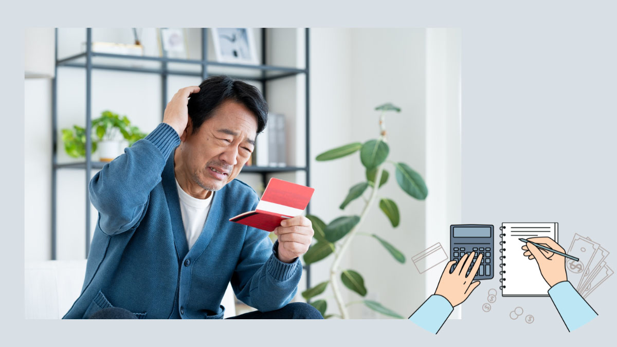 介護休暇の給与への影響に戸惑う男性、有給か無給かで困惑しているイメージ